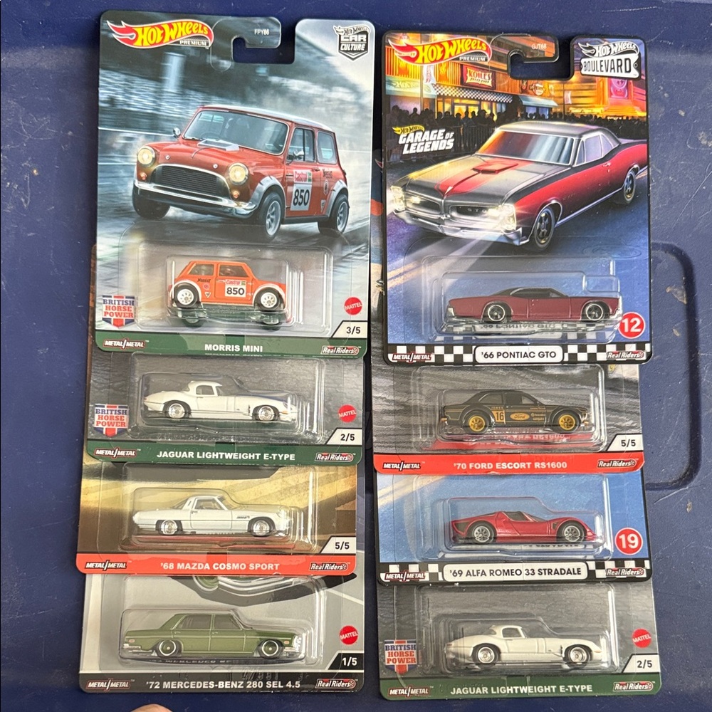 Hotwheels Premium cars